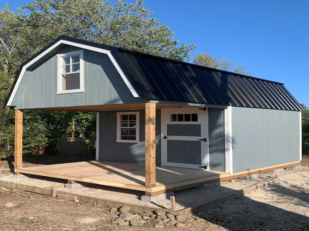 Mini barn construction, Stratford, Ontario